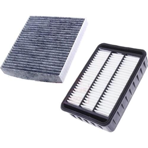 Cabin Air Filter 2Pcs For Citroen C4 Aircross 1.6L 2.0L 2009-2019/C-Crosser Enterprise 2.2HDi 2.416V 2009-19 External Air Filter