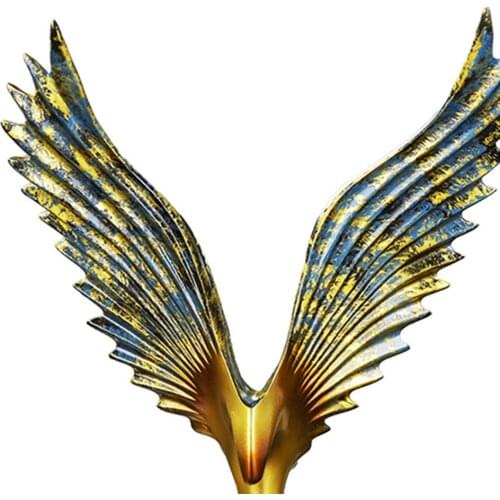 Resin Eagle Figurine Figurines Living Room Fengshui Decoration Figurines Resin Crafts Office Home Living Room Decor Ornament