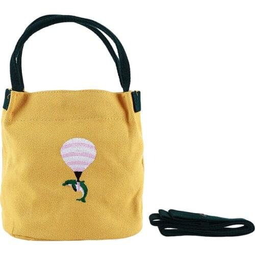 Embroidery Crossbody Bags Purses Casual Handbag High Capacity Women Canvas Tote Ladies Casual Ladys Bag Tote Shopping Bags