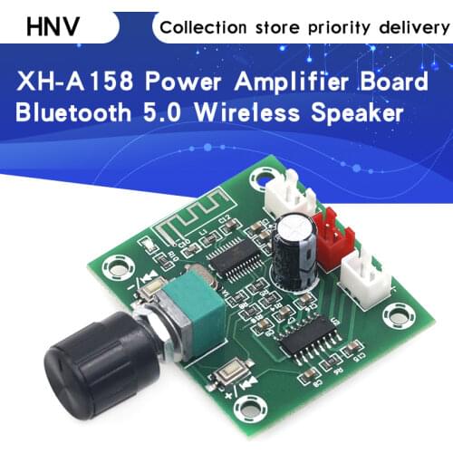 XH-A158 ultra clear Bluetooth 5.0 power amplifier board pam8403 small power DIY wireless speaker amplifier board 5W*2