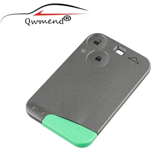 Replacement 2 Button Remote Key Card Shell Case Smart Card Key Case For RENAULT Laguna+ small keys NO logo