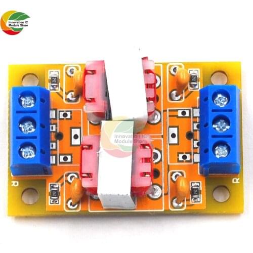Ziqqucu Stereo/Audio Isolator Vehicle Common Ground Suppression Interference Noise Isolation Module Transformer Coupler Board