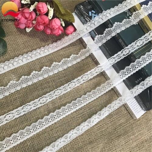 !1.3-2cm S1249 white multi-color knitting wedding embroidery Diy clothing sewing accessories