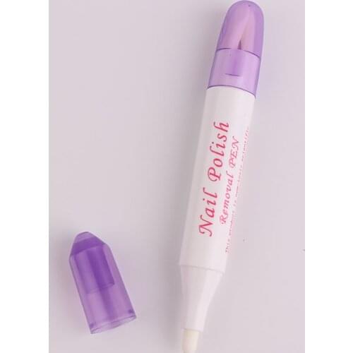 New Portable 1PC Nail Polish Corrector Removal Cleanser Pen Nail Art Tools Contains 3 Replacement Penpoint