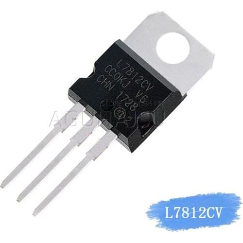 10PCS L7812CV TO220 L7812 TO-220 stabilivolt voltage-regulator tube High quality