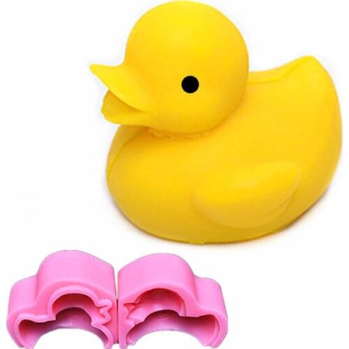 3D Cartoon Duck Soap Mold Fondant Mold Resin Clay Chocolate Candy Silicone Cake Mould Fondant Cake Decorating Tools E538
