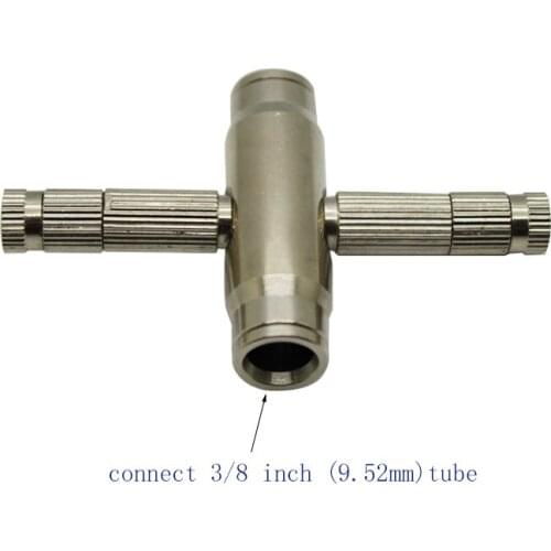 5pcs/pack Two Nozzles Slip Lock Fittings Slip Lock Connector Quick Coupling Connect 9.52mm Tube 9.52mm Hose Leak Proof