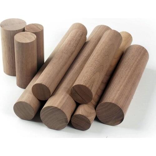 American Black Walnut Dowel Pins wood lumber turning blanks round stick Customized sizes
