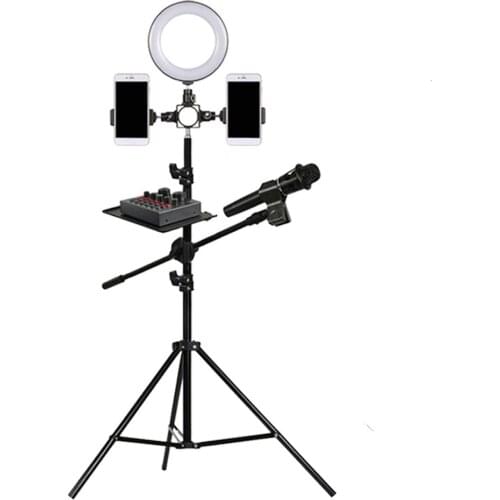 Brand New Universal Adjustable Sound Card Tray Live Broadcast Microphone Rack Stand Phone Clip Holder Heavy Load Capacity