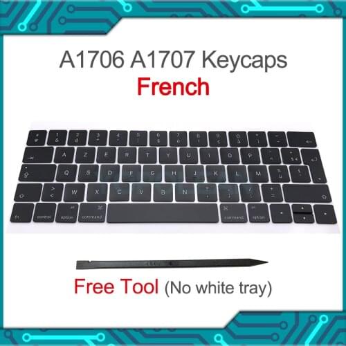Ner For Macbook Pro Retina 13" 15" A1706 A1707 French AZERTY Keyboard Key Cap Keycaps set 2016 2017 year