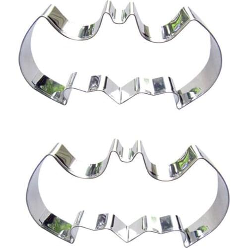 Bat King shape 2 piece biscuit cutting molds, baking tools, cake decorating soft candy tools