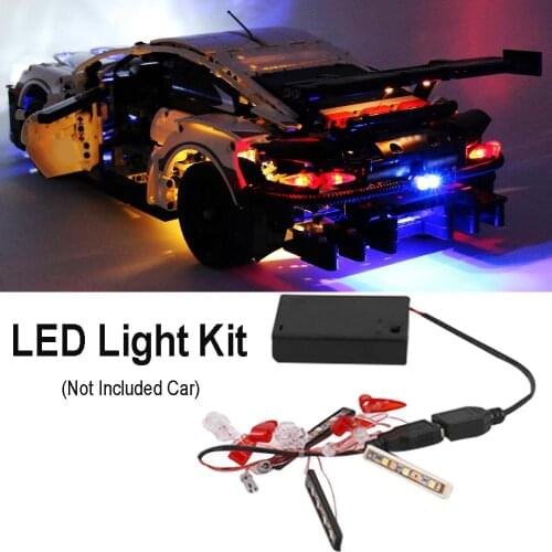 DIY Light Up Kit Compatible For LEGO 42096 Technical Series For Porsche 911 RSR Lighting Blocks