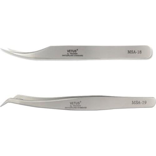 Vetus eyelash tweezer Stainless Steel anti-static tweezers individual eyelashes lashes extension tools