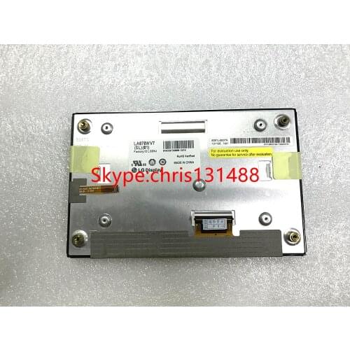 Original 7 Inch LCD display LA070WV7-SL01 LA070WV7(SL)(01) without touch screen panel for Hyundai I40 car DVD navigation