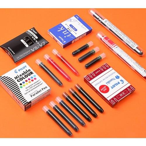 Pilot Disposable Ink Ink Sac Ink Ball 78g/88g Fountain Pen Universal Non-blocking Pen Blue V5/V7 Easy To Replace Plug and Play