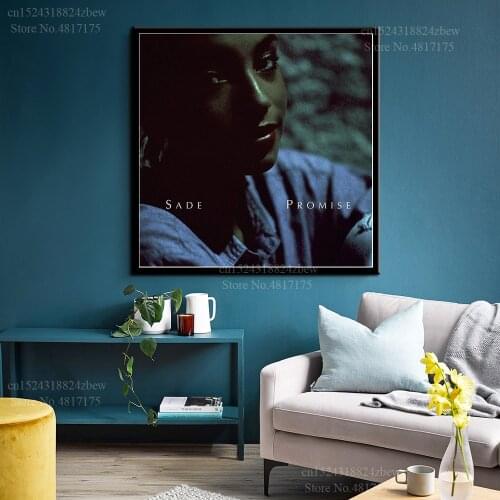 Sade Poster Rapper Singer Music Album Promise Love Deluxe Canvas Painting Wall Art Posters and Prints Home Decor