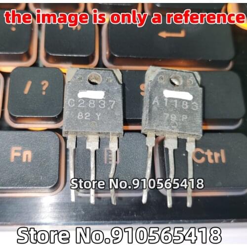 20PCS (10PCS A1186 +10PCS C2837 ) 2SA1186 2SC2837 TO-3P Disassembling machine power amplifier tube