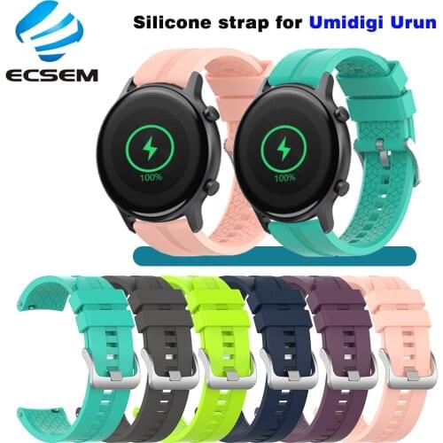 Wrist strap replacement for Umidigi Urun smart watch accessories silicone soft wristband for Umidigi Uwatch 2S bracelet loop