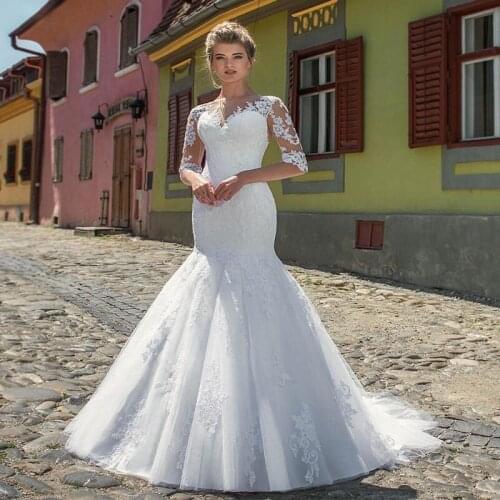 Wuzhiyi wedding dress high quality wedding grow Ivory /white marriage dress Custom made plus size vestido de noiva factory sale