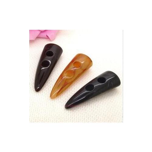 10pcs/lot 3 colors Hhorn Shape Buttons for Overcoat / Dust Coat DIY Sewing Buttons Bulk Buttons for Sale(SS-1348)