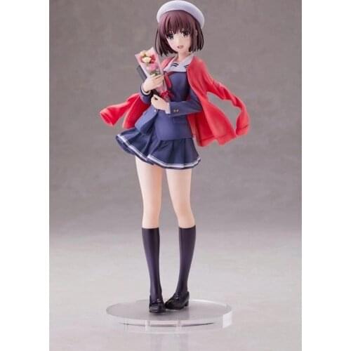 24cm Katou Megumi Graduation Ver. Figure Anime How to Raise a Boring Girlfriend PVC Action Figures Anime Figure Model Toys Doll
