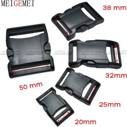 5pcs Plastic Arched Buckle Side Release Buckle Belt buckle Paracord Clips Dogs Collar Webbing Bag Accessories