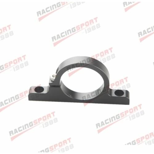 61mm ID Aluminum Fuel Pump Bracket Billet Filter Clamp Cradle BLACK