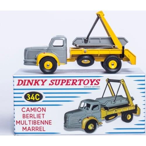ATLAS DINKY SUPERTOYS TOYS 34C CAMION BERLIET MULTIBENNE MARREL 1/43 DIECAST CAR MODEL & Toys Model for Collection