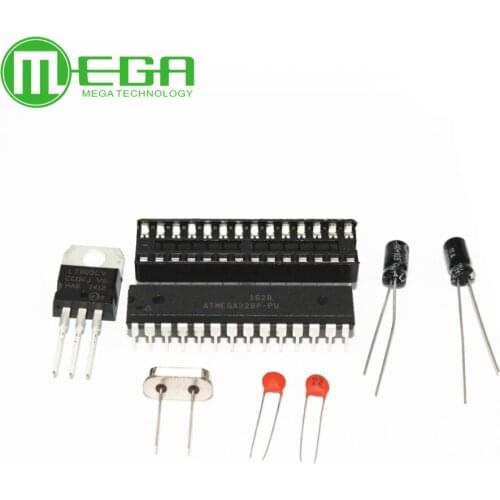 ATMEGA328P-PU without-BOOTLOADER + DIP Socket & 16MHz crystal Kit