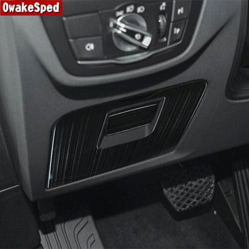 Stainless Steel Car Cab Storage Box Decoration Stickers Trim For BMW X3 G01 X4 Interior Moulding Auto Accessories