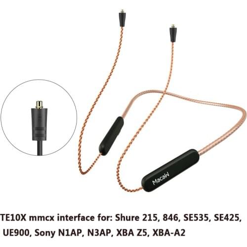 Bluetooth 5.0 Aptx ll Upgrade Cable Mmcx 0.78mm 2pin A2dc Ie80 IM40 Connector Waterproof Oxygen-free Copper Upgrade Cable
