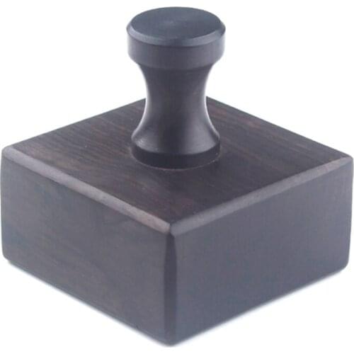 JFBL Hot 1 Pcs Wood Leather Edge Burnisher High Density Black Wood Edge Slicker Leather Craft Tool Polished Grinding Tool