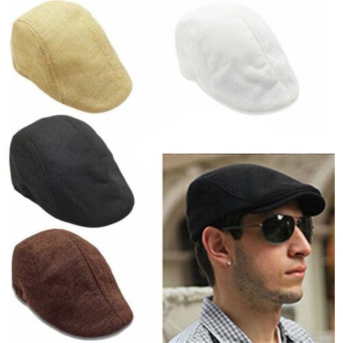 Vintage Newsboy Caps Gatsby Hats Ivy Golf Driving Sun Flat Cabbie Cap peaky Blinder for Men Women Summer Spring Autumn Hat