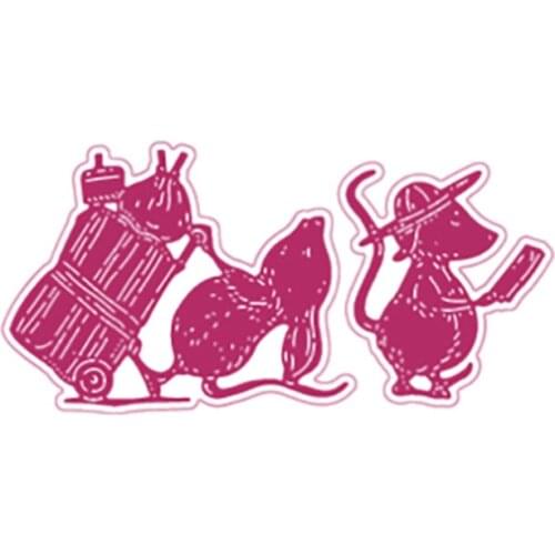 Rat suitcase New 2021 Arrive Metal Cutting Dies DIY Greeting Card Scrapbook Diary Decoration Embossing Template Handmade