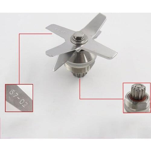 10pcs TWK TM 767 800 (67-02) Blades Knife Ice Crusher for Juicer Blender Spare Parts Stainless Steel Hardened Six Mixing