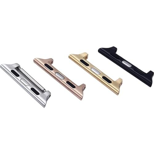 20MM/22MM/24MM metal connector for apple watch band 42mm 38mm apple watch band 44mm 40mm iwatch 5/4/3/2/1 adapter Accessories