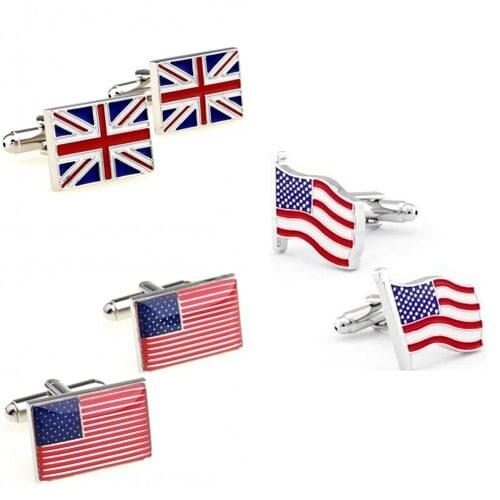 Fashion Flag Cufflink Cuff Link 1 Pair Big Promotion