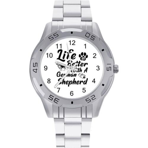 Berger Quartz Watch Stainless Photo Wrist Watch Men Fishing Vintage Affordable Wristwatch