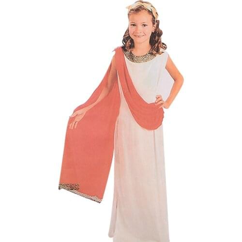 Fancy Dress Costumes Dress Girl Party Cosplay Wear Greek Goddess Princess Kids Halloween Party Costumes