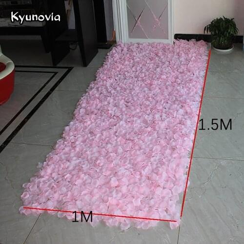 Non-woven Fabrics 3500pcs/Lot 250G 5*5CM Big Rose Petals Wedding Petale De Rose Mariage Romantic Artificial Rose Flower Petals