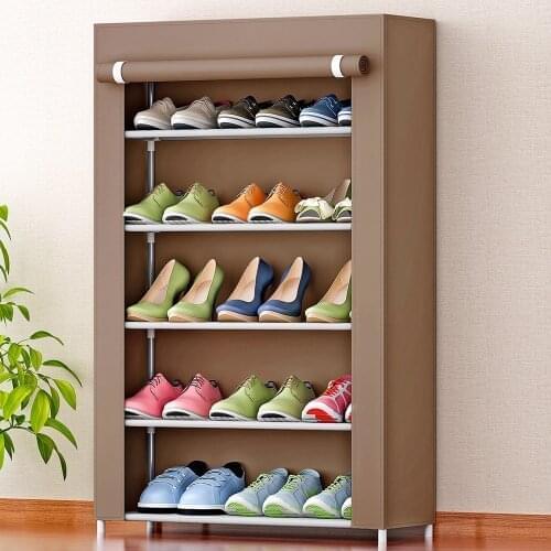 New 4/5/7 Layers Dustproof Shoe Rack Large Non-Woven Fabric Shoe Stands Shoes Storage Home Shoes Rack Holder Shelf Cabinet