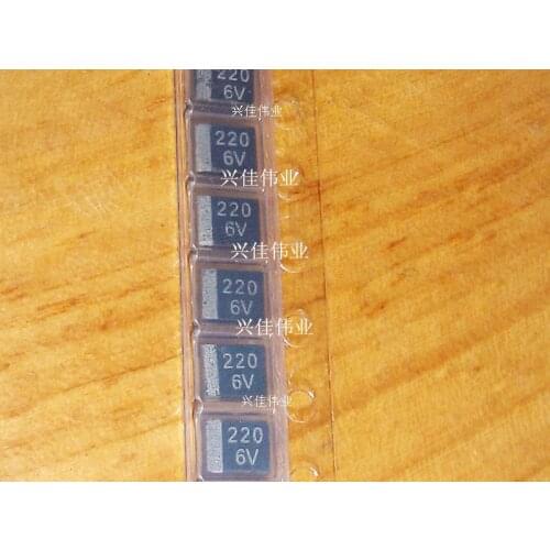 Original 20pcs/ 6.3V220UF 227 220UF 6V B3528 B 1210 Tantalum Capacitor