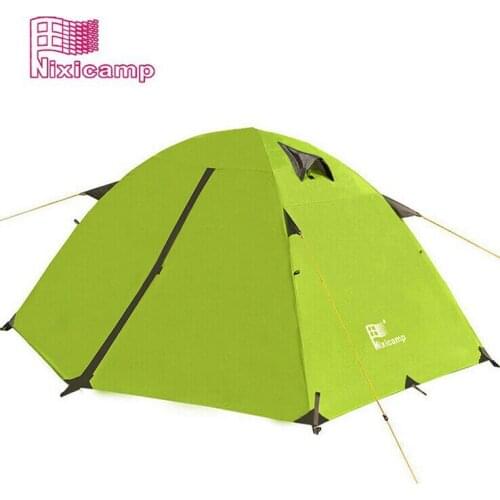 Waterproof 8000mm aluminum rod against storm seasons 2-4 people camping tent camping tourism