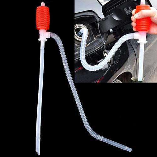 Portable Car Truck Manual Hand Siphon Pump Emergency Oil Fuel Transfer Tool