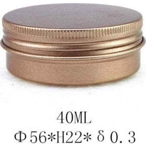 40g/ml Empty Aluminum Containers for Cosmetic Wax Cream Jars Lip honeypot Pill Packaging Bottles F20173455