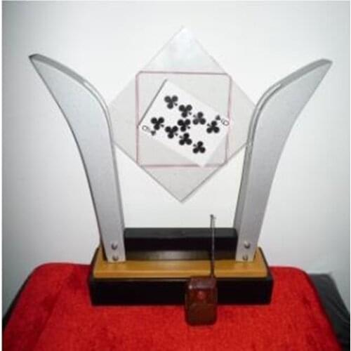 Deluxe TV Card Frame - Remote Control Magic Tricks Selected Card Into Glass Magia Stage Illusion Gimmick Accessories Comedy