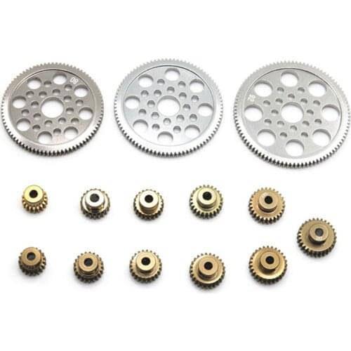 Motor Alloy Pinion Cogs Gear 18T 19T 20T 21T 22T 23T 24T 25T 26T 27 T28T 92T 85T 80T for 3RACING 3R Sakura CS S XIS D4 RC Car