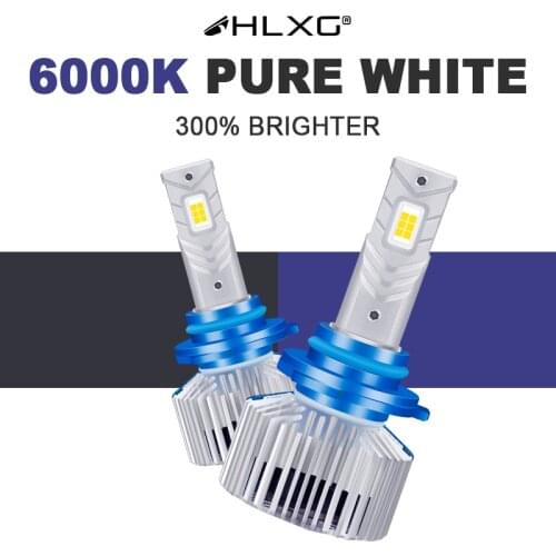 HLXG HB3 HB4 H8 H9 h7 LED luces bulb lamp luz led h7 30000LM 6000K H4 led lampada H11 9005 9006 led headlight auto car Light 12V