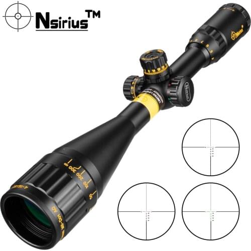 NSIRIUS Gold 4-16X50 AOE Tactical Riflescope Optical Sight Red Green llluminate Crosshair Reticle Hunting Sight For Sniper