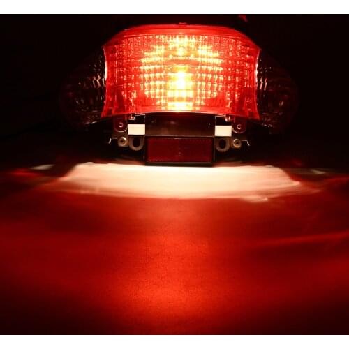 Rear Tail Lamp Tail Light Assembly Break Stop Running Turn Singal Light for Chinese Scooter GY6 50CC Taotao ATM50